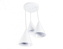 Светильник подвесной (Люстра) Мелодия Света 2016-3P WT 220В E27 Белый картинка 